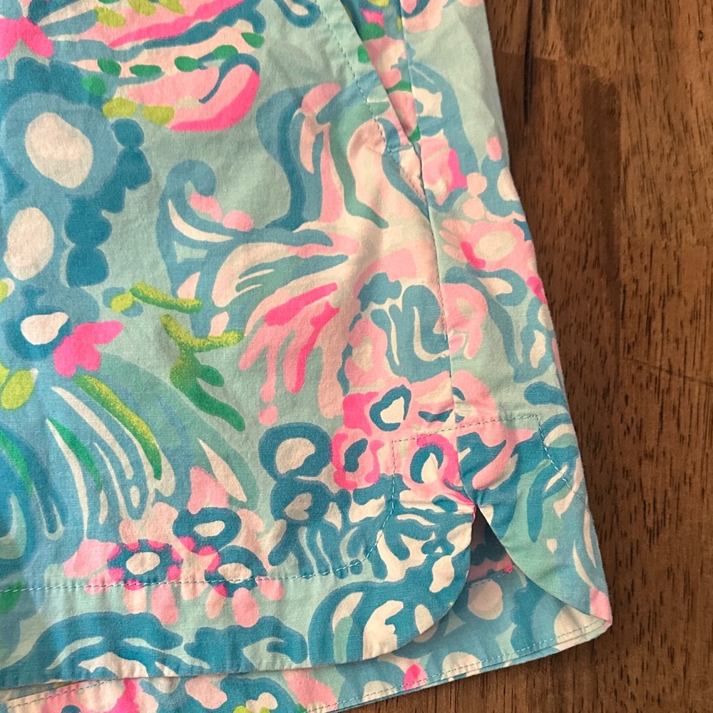 Lily Pulitzer Women’s Pastel Floral Print Casual Shorts Size S. GUC - Picture 6 of 12